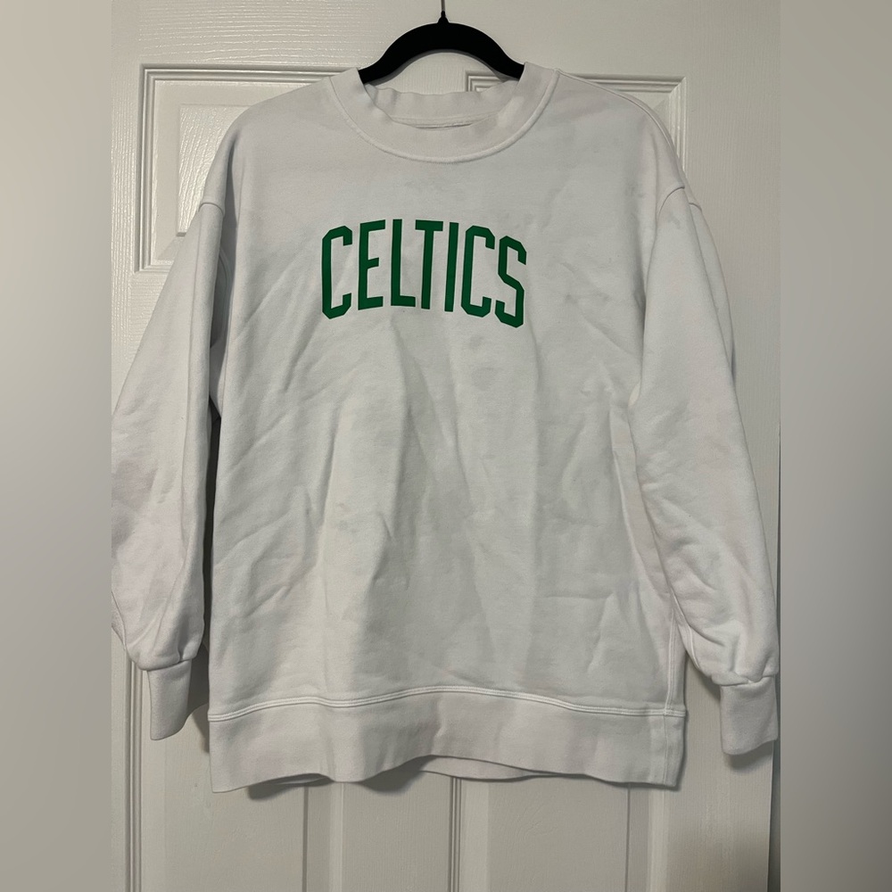 White Lululemon Celtics Sweatshirt